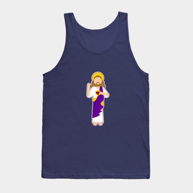 Simple Gods - Jesus Tank Top by DoctorDestructoDome